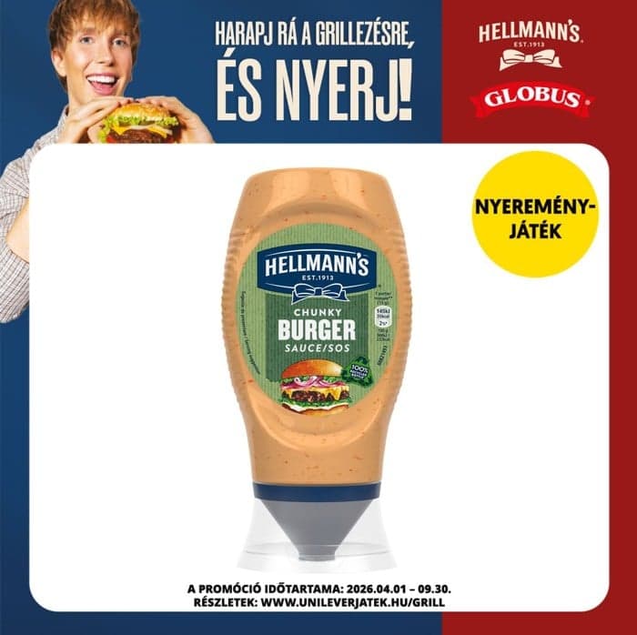 HELLMANN’S Chunky Burger szósz
