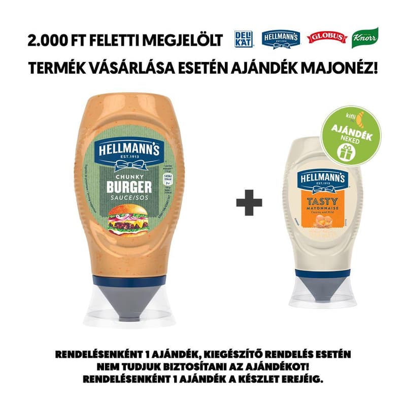 HELLMANN’S Chunky Burger szósz