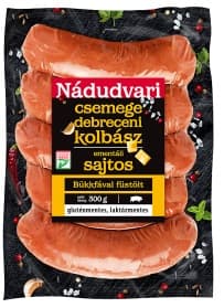 Nádudvari Csemege debreceni sertés kolbász, Ementáli sajtos