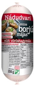 Nádudvari Viaszos Borjú májas, sülthagymás