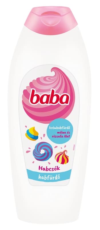 Baba bath gel with raspberry and rose, 750ml