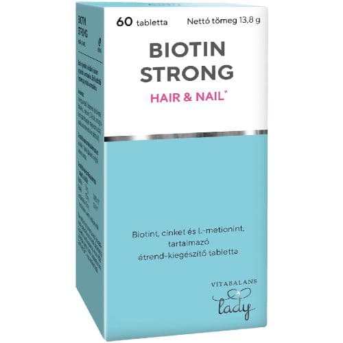 Biotin Strong Nail & Hair tabletta 60 db