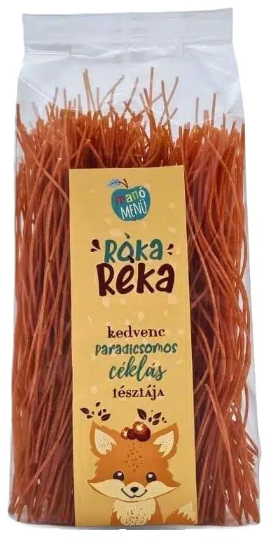 ManóMenü Róka Réka Zöldséges spagetti tészta paradicsomos céklás