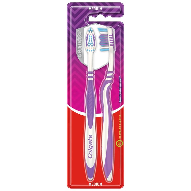 Colgate toothbrush Zigzag Medium duo