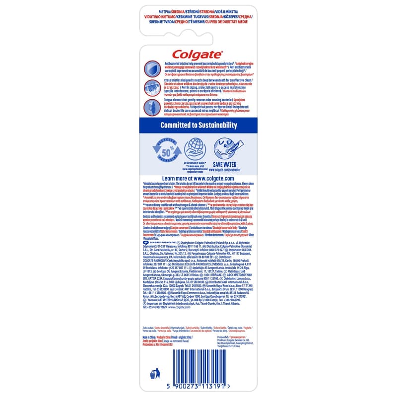 Colgate toothbrush Zigzag Medium duo