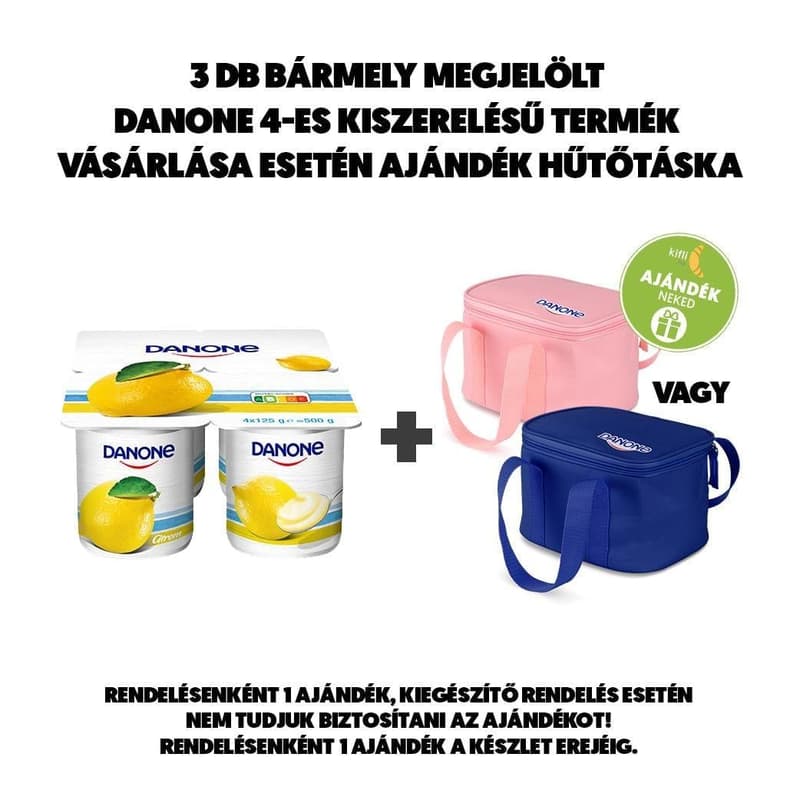 Danone Lemon Flavoured Low-Fat Yoghurt with Live Cultures (4x125g)