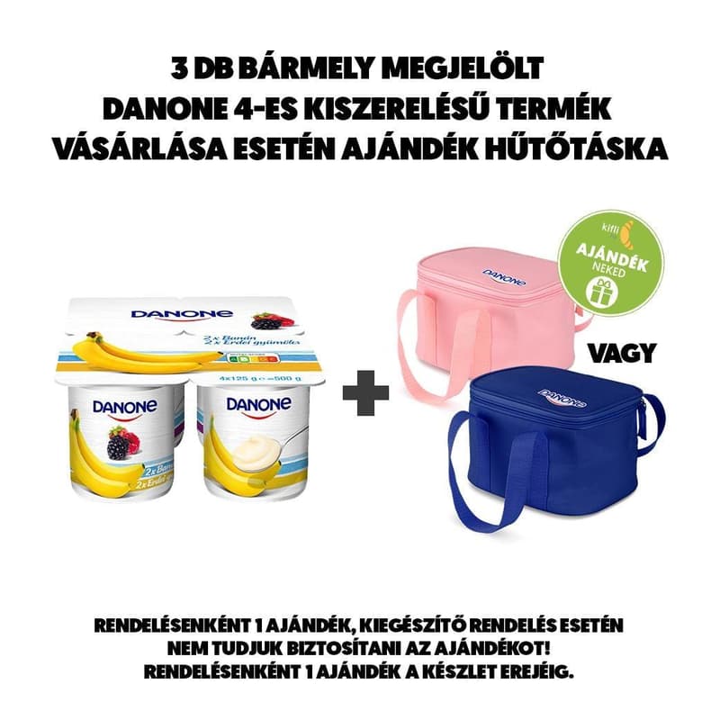 Danone Banana and Forest Fruit Flavoured Low-Fat Yoghurt with Live Cultures (4x125g)