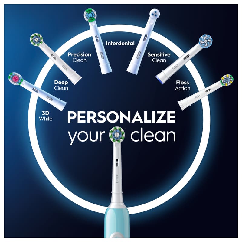Oral-B Pro1 Elektromos Fogkefe, Kék, 1 db