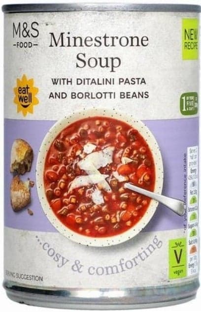 Marks & Spencer Minestrone - tomato vegetable soup