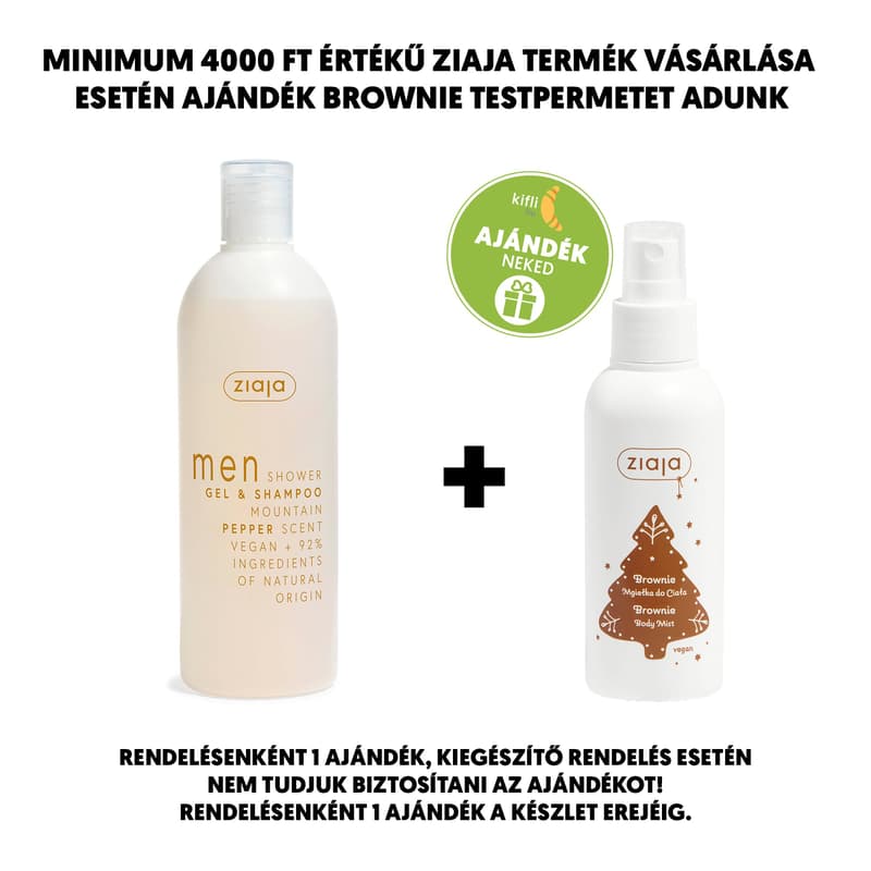 Ziaja MEN Mountain pepper tusfürdő és sampon