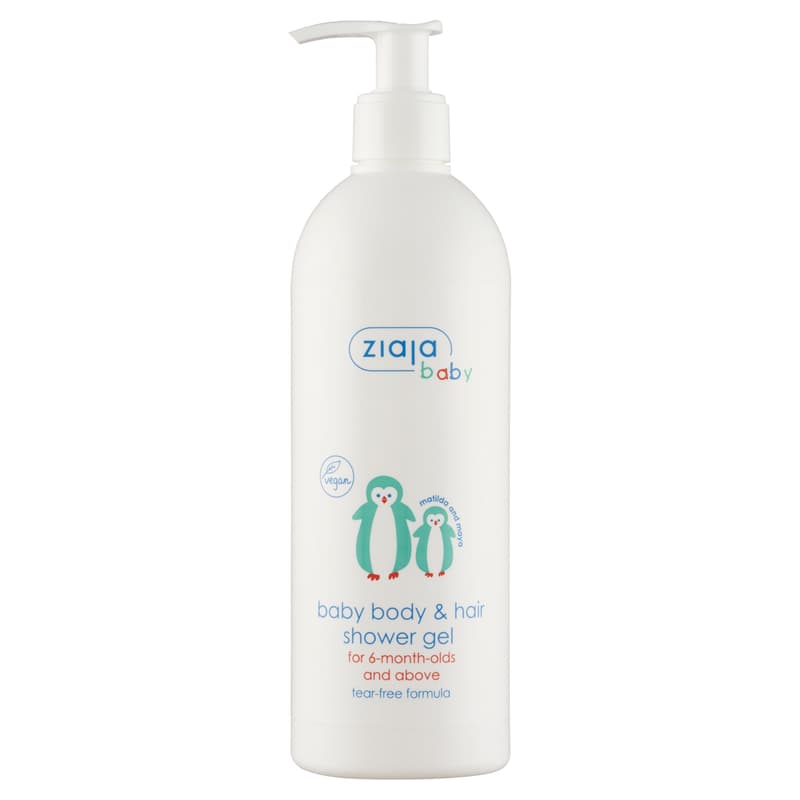 ZIAJA BABY BODY & HAIR SHOWER GEL FOR 6 MONTHS AND OLDER/DISP