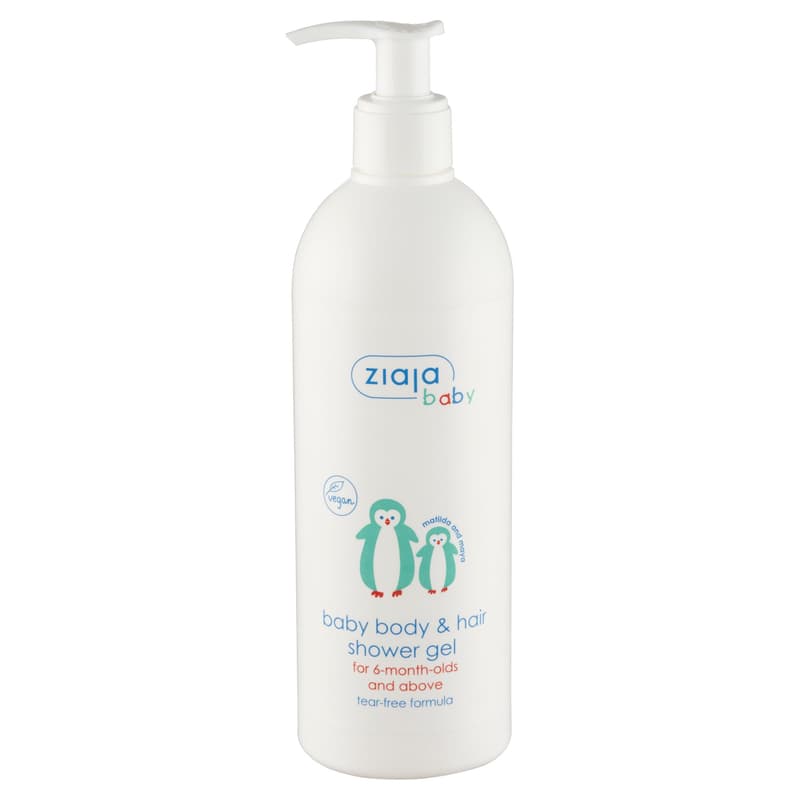 ZIAJA BABY BODY & HAIR SHOWER GEL FOR 6 MONTHS AND OLDER/DISP