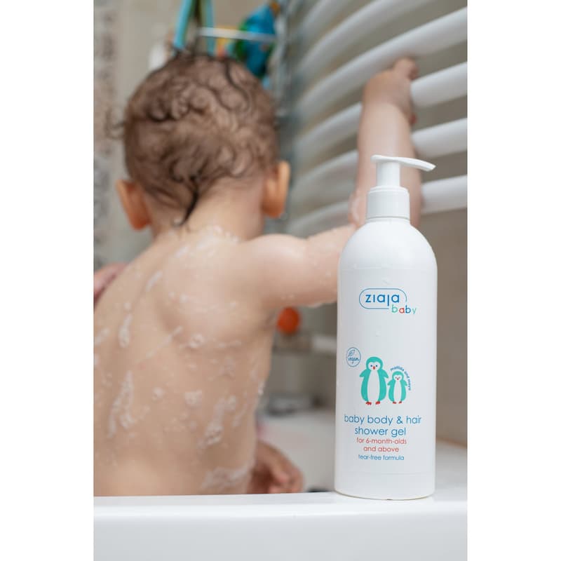 ZIAJA BABY BODY & HAIR SHOWER GEL FOR 6 MONTHS AND OLDER/DISP