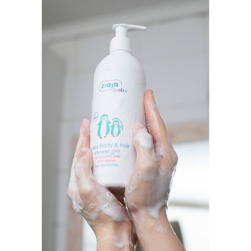 ZIAJA BABY BODY & HAIR SHOWER GEL FOR 6 MONTHS AND OLDER/DISP