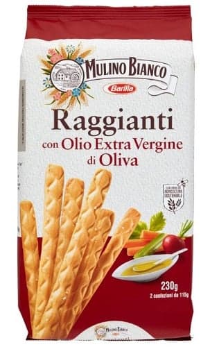 Mulino Bianco Raggianti - Bread stick with 7.5g* extra virgin olive oil