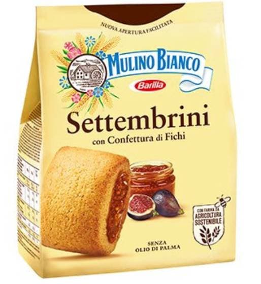 Mulino Bianco Settembrini- Shortbread biscuits with figs and fig jam