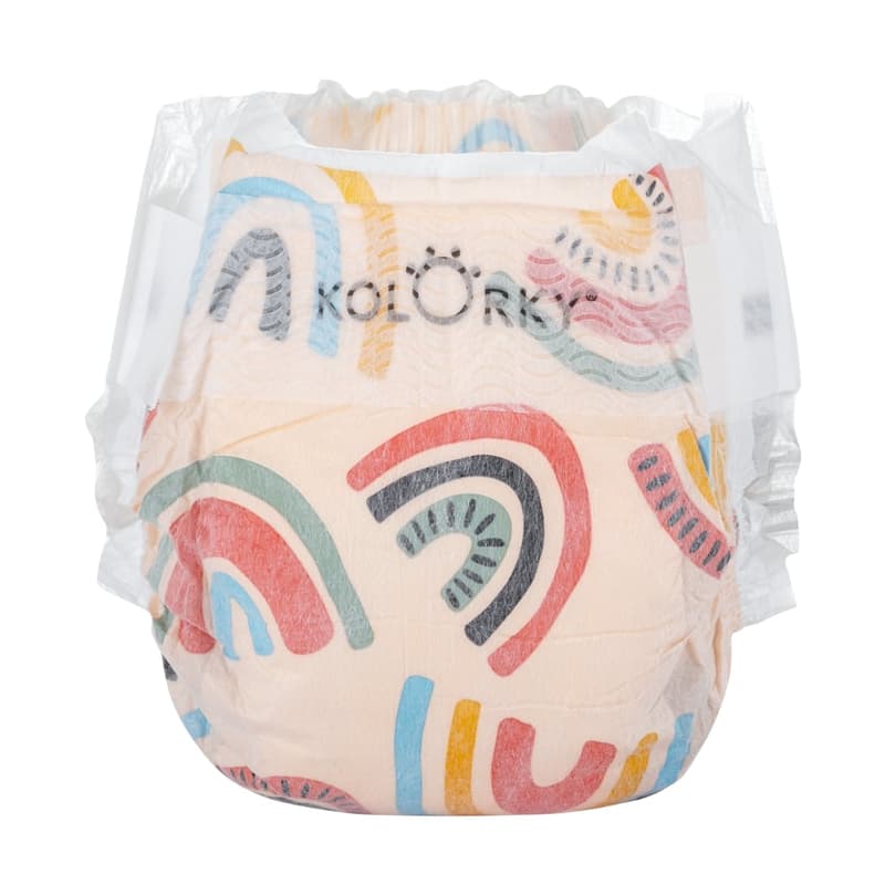 Kolorky Day Eső&Szivárvány Öko pelenka M (5-8kg) 3-as méret