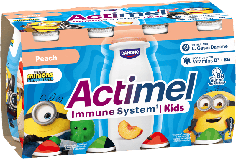 Danone Actimel ActiKids Peach (8x100g)