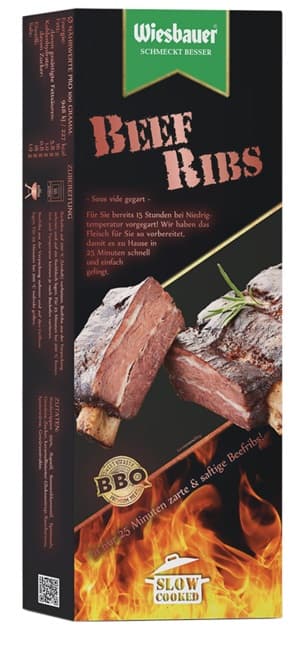 Wiesbauer sous vide marha borda BBQ mártással / Beef ribs