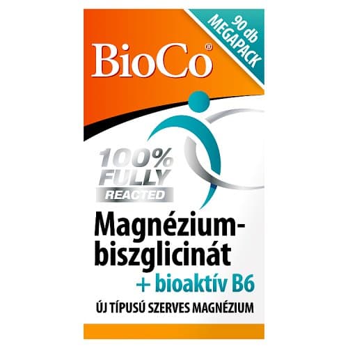 BioCo Magnézium-biszglicinát + bioaktív B6 Megapack 90 db