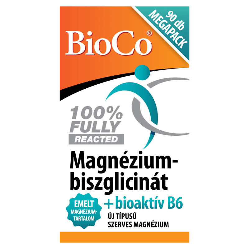 BioCo Magnézium-biszglicinát + bioaktív B6 Megapack 90 db