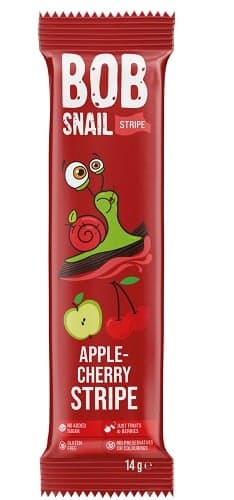 Bob-Snail Natural apple-cherry stripe 14g