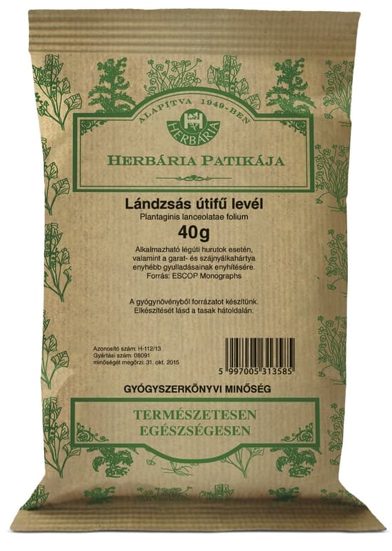 Herbária Atikaja Lanceolate plantain leaf (Plantaginis lanceolatae folium)