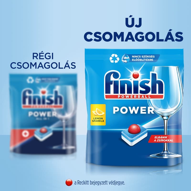 Finish Power All in 1 mosogatógép-tabletta, Regular