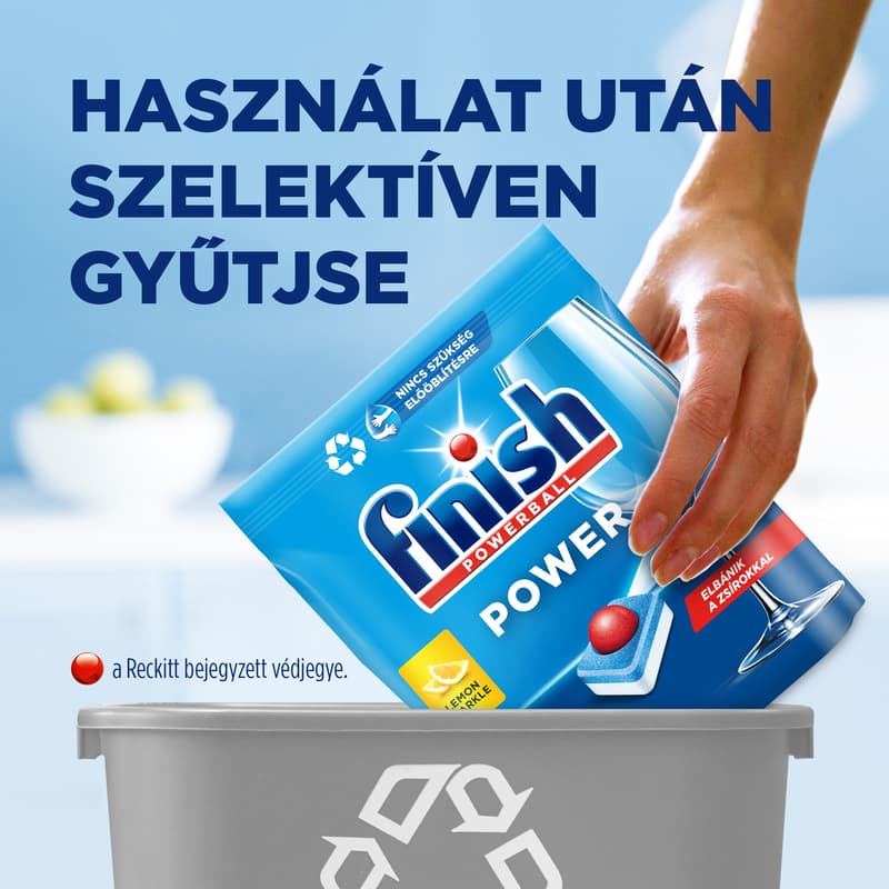 Finish Power All in 1 mosogatógép-tabletta, Regular