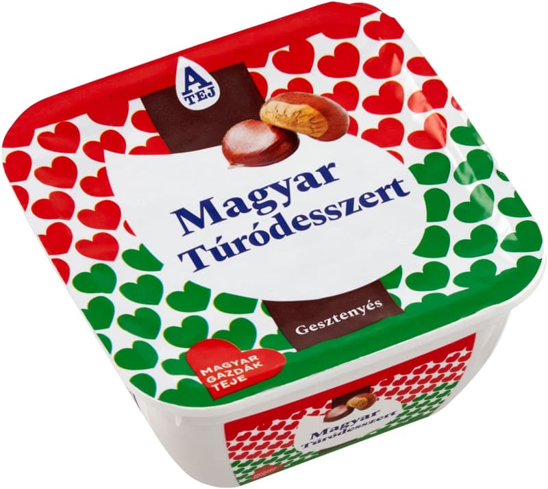 Magyar Túródesszert gesztenyés túródesszert