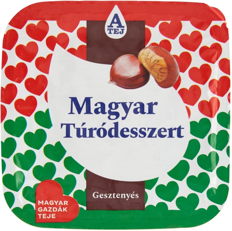 Magyar Túródesszert gesztenyés túródesszert