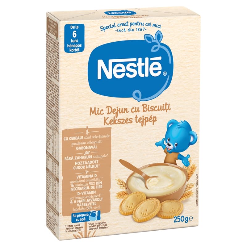 Nestlé Kekszes tejpép bifidusszal 6 hónapos kortól