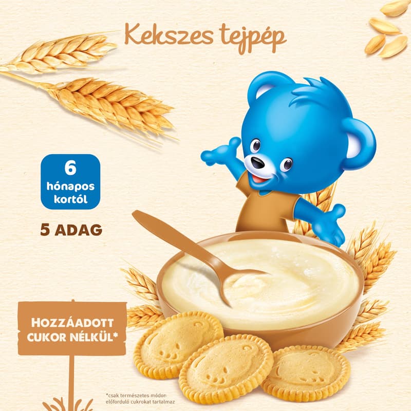 Nestlé Kekszes tejpép bifidusszal 6 hónapos kortól
