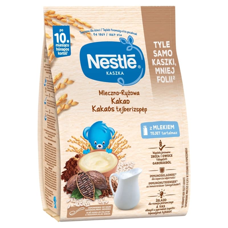 Nestlé Kakaós tejberizspép 10 hónapos kortól