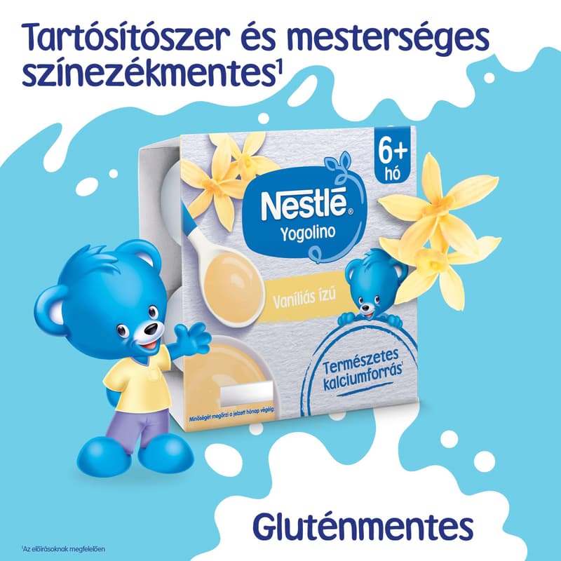 Nestlé Vaníliás Yogolino 4x100g 6-36 hónapos korig