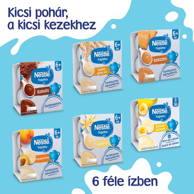 Nestlé Grízes Yogolino 4x100g 6-36 hónapos korig