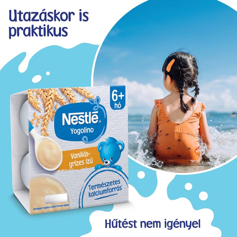 Nestlé Grízes Yogolino 4x100g 6-36 hónapos korig