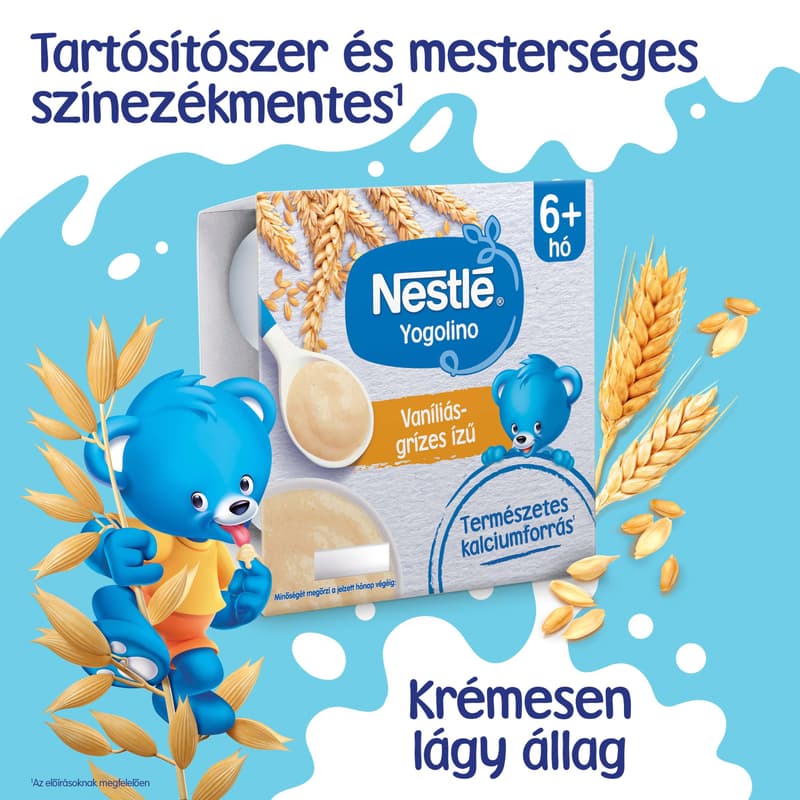 Nestlé Grízes Yogolino 4x100g 6-36 hónapos korig