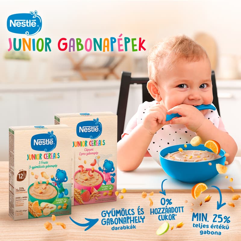 Nestlé Junior Epres gabonapép 12 hónapos kortól
