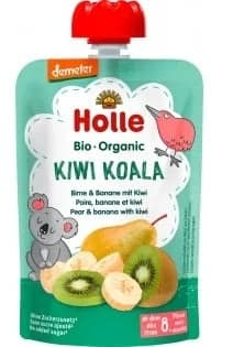 Holle Bio Kiwi Koala - Tasak körte és banán kiwivel 8 hónapos kortól demeter