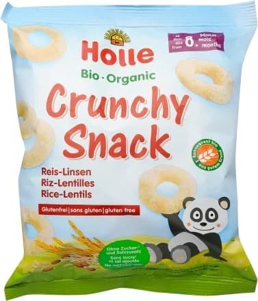 Holle Bio Rizs-lencse baba snack 8 hónapos kortól