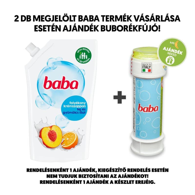 Baby milk and fruit scent liquid cream soap refill