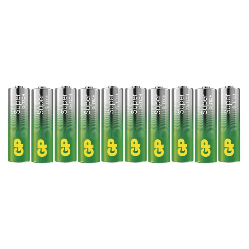GP Super Alkaline Battery LR6 (AA), 10 pcs