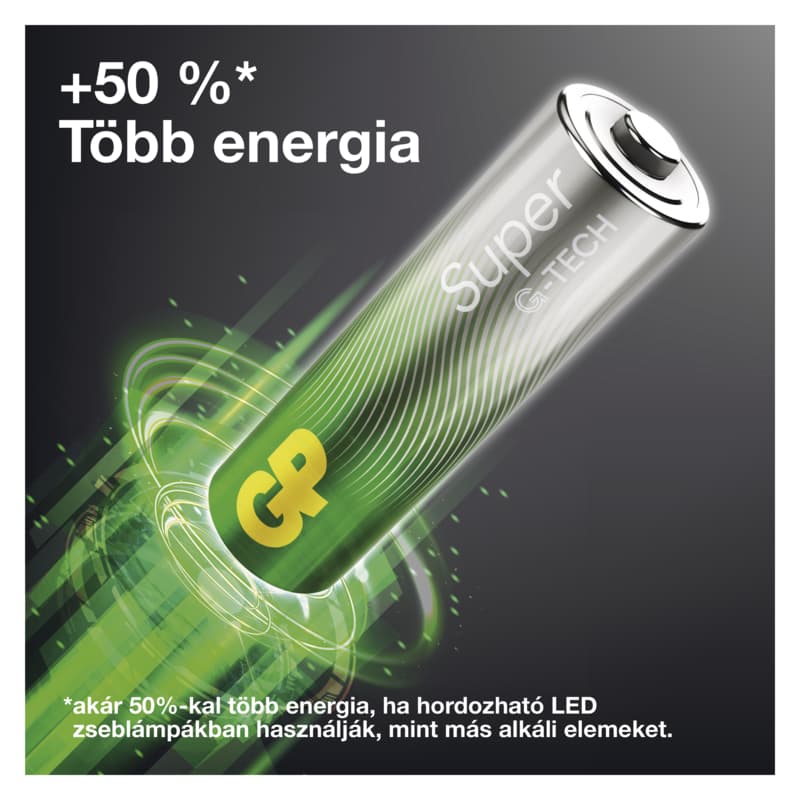 GP Super Alkaline Battery LR6 (AA), 10 pcs