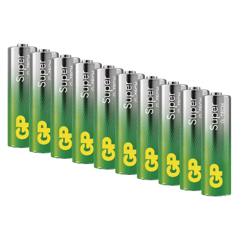 GP Super Alkaline Battery LR6 (AA), 10 pcs