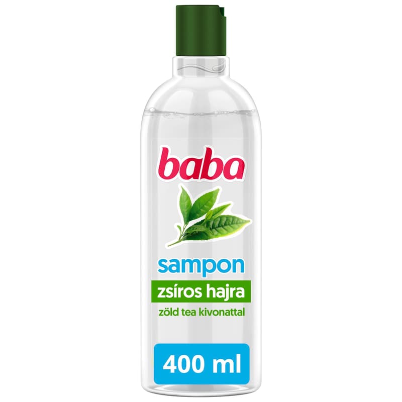 Baby shampoo for oily hair with green tea extract