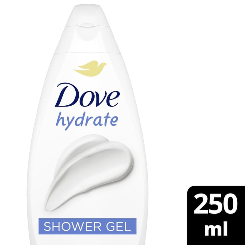 Dove Hydrate női krémtusfürdő, 250 ml