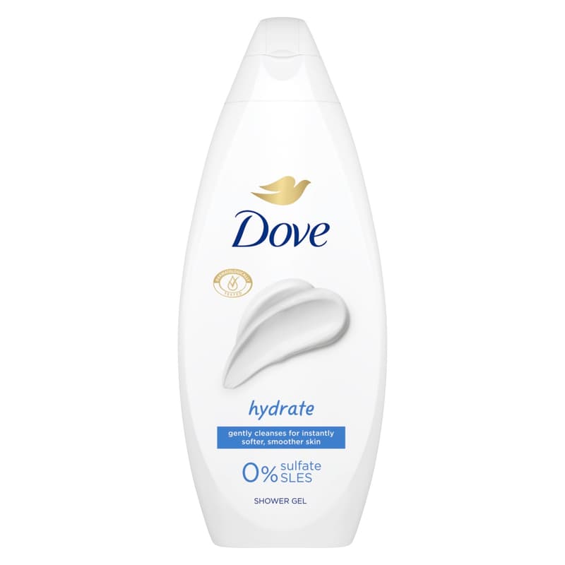 Dove Hydrate női krémtusfürdő, 250 ml