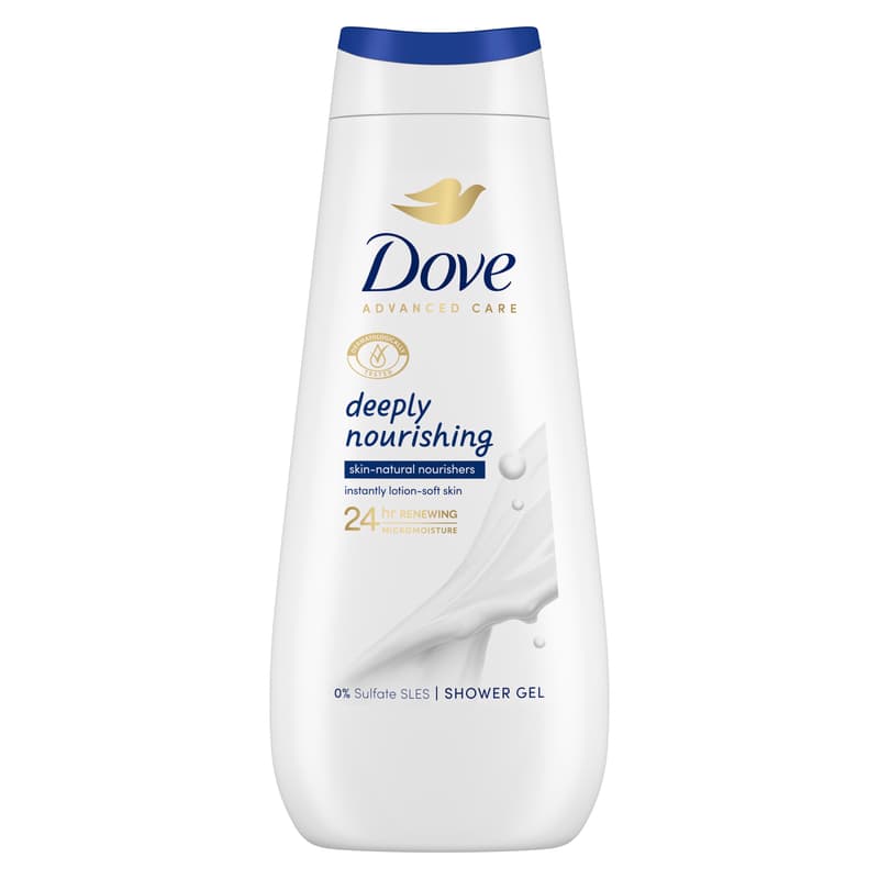 Dove Advanced Care Deeply Nourishing női krémtusfürdő, 400 ml