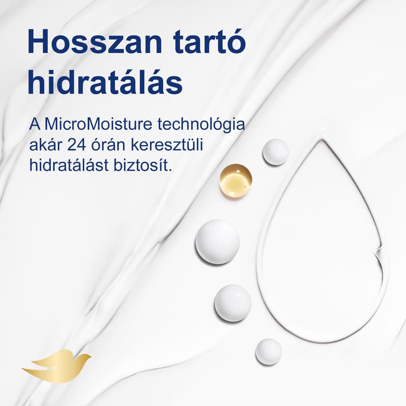 Dove Advanced Care Deeply Nourishing női krémtusfürdő, 400 ml